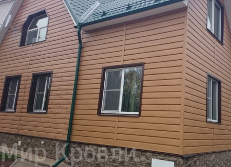 Металлосайдинг "Евробрус - Printech - Дерево"